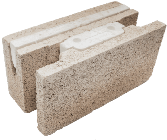 Bloque de concreto aislado
